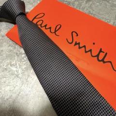 ✨美品✨】Paul Smith ポールスミス ネクタイ 格子柄 ブラック