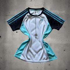 y2k adidas平成ギャル ロゴ サイバーテック ピチt グランジ
