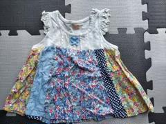 プティマイン フリルチュニック 花柄 90cm