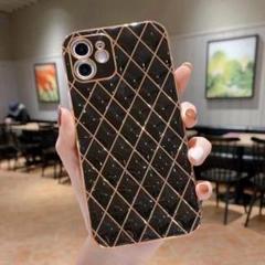 iPhone13miniケース黒 かわいいおしゃれ 耐衝撃 iphoneケース
