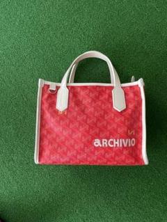 ARCHIVIO カートバッグ 美品 ARCHIVIO アルチビオ カートバッグ ラウンドバッグ ブラック