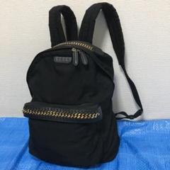 ステラマッカートニー★ファラベラロゴGOバックパック⬛︎581249⬛︎A4可能 ステラマッカートニー☆ファラベラロゴGOバックパック⬛︎581249