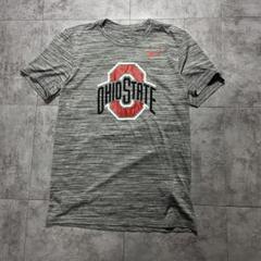 Nikeナイキ ドライフィット カレッジロゴ Tシャツ グレー スポーツ