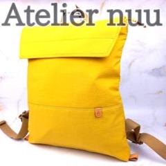 ✨未使用級✨　豊岡鞄　アトリエヌウ　リュック　スナップベジ　オニベジ　ヤマブキ