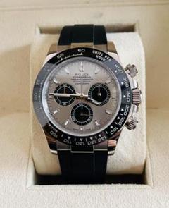 ROLEX デイトナ シルバー ブラック ラバーベルト