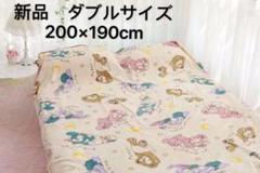 ◆新品◆おやすみ 寝顔 ダッフィー&フレンズ 毛布 ブランケット
