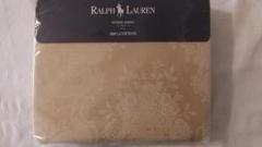 RALPH LAUREN ダブルフィッティドシーツ　綿100 地厚タンガリー RALPH LAUREN ダブルフィッティドシーツ綿100 地厚タンガリー