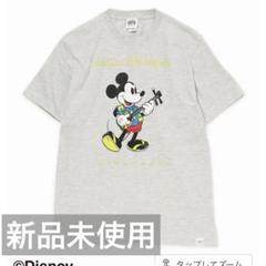 新品未使用 roku ミッキーT Lサイズ グレー 6(ROKU) tシャツ 「6(ROKU)」MICKEY/Tシャツ レディース