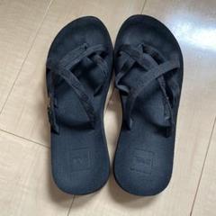 Teva ブラック トングサンダル 24cm