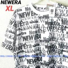 ニューエラ クール ドライ Tシャツ AP 総柄 吸汗速乾 WH 新品XL
