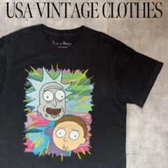 US古着　RICK and Morty 黒