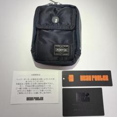 希少モデル HEADPORTER ブロックチェックバックパック ブルー×ブラック 希少モデル HEADPORTER ブロックチェックバックパック ブルー