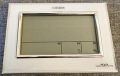 【ジャンク品】　CITIZEN　デジタル電波時計　温度計　湿度計
