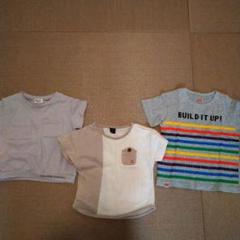 Tシャツ３点セット　ユニクロTシャツレゴ　ふんわりTシャツ　100