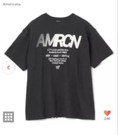 新品未使用　AMERICANA ラフィー丸胴　Tシャツ　スミクロ 新品未使用 AMERICANA ラフィー丸胴 Tシャツ スミクロ - メルカリ