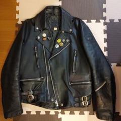 た*ん様 ルイスレザー80年代ライダースジャケット ファスナー交換済 m73477655075_1.jpg?1632659330