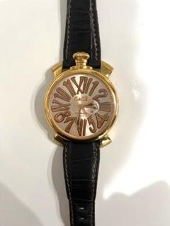 ガガミラノ　マヌアーレスリム46mm ローズソレイユ2013年モデル5085.2 ガガミラノ マヌアーレスリム46mm ローズソレイユ2013年モデル