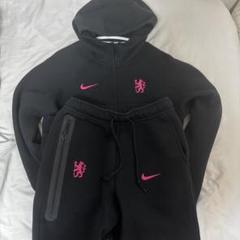 ナイキテックフリース　パーカー　美品　Sサイズ　 セントラルシー　国内正規品 大人気】NIKE テックフリースパーカー セットアップ セントラル