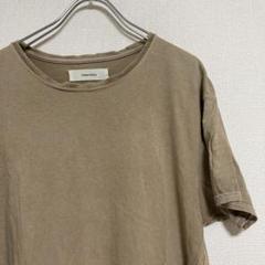 TODAYFUL ベージュ 半袖Tシャツ　日本製