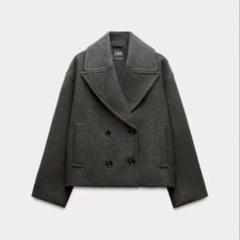 2025年最新】ZARA 着丈：ショート レディース ピーコート