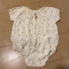花柄ロンパース サイズ80 綿100%