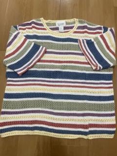 90s' ニット　Christopher & Banks カラフル　tシャツ