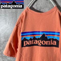 [大人気]　パタゴニア　Tシャツ　プリント◎　胸ポケット　存在感◎　企業ロゴ