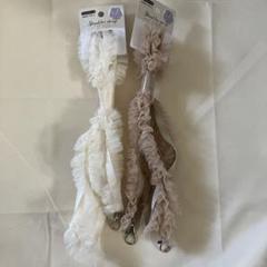 フリル付きショルダーストラップ 2色セット