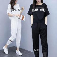 ジャージ セットアップ レディース きれいめ 上下セット Tシャツ カジュアル