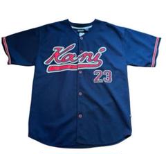 23 Karl kani vintage フットボールシャツ Karl Kani 23 Football Jersey Great Condition Navy/ Yellow