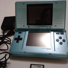 初代ニンテンドーDS 本体 ターコイズブルーACアダプター付き