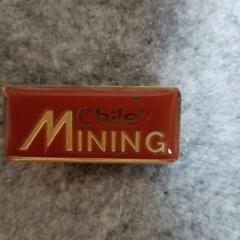 万博 Chile Mining ピンバッジ マグネット式 非売品