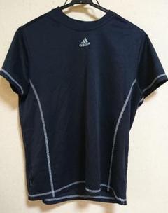 adidas スポーツウェア シャツ(ネイビー)