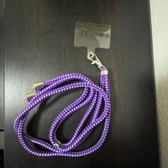 JEANASIS JS スマホショルダー スマホストラップ パープル 紫