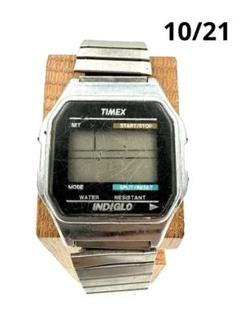 ジャンク TIMEX デジタル腕時計 A2098