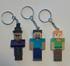 Minecraftキャラクター キーホルダー 3個セット