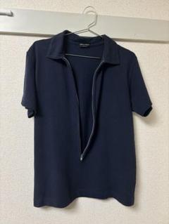 田中オム コムデギャルソンオムプリュス 半袖 ポロシャツ ネイビー AD1998 AD1998・田中オム】COMME des GARCONS HOMME PLUS