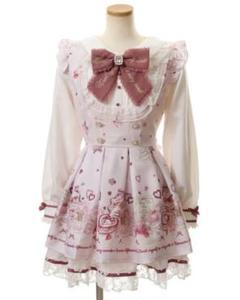 LIZLISA アフタヌーンティー柄 セットアップ 半袖 Many Hearts Afternoontea柄セットアップ 半袖 ブラック - メルカリ