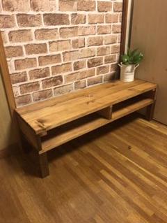お洒落家具 シンプルセンターテーブル メープル ハンドメイド