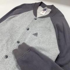 adidas スウェットスタジャン フェードグレー メンズL