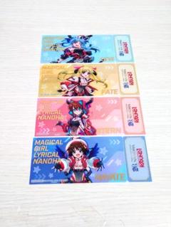 リリカルなのは ラウンドワンコラボ クリアカード