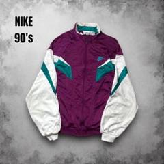 90s NIKE トラックジャケット 刺繍 ヴィンテージ USA レトロ