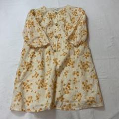 S/S BeBe べべ キッズ 七分袖ワンピース 160