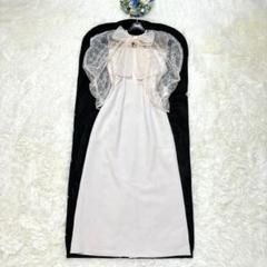 新品同様✨CELFORD ケープ付きドレス リボン ビジュー 2way 36
