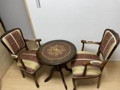 ｟ユリココ｠【テーブルx1、椅子x2セット出品】チェアx1脚(2脚/2脚) ユリココ様専用｠【テーブルx1、椅子x2セット出品】チェアx1脚(1