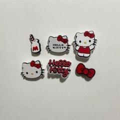 ハローキティ ストラップ ピンバッジ セット 未使用 たくさん 匿名配送】ハローキティストラップ、チャーム、ピンバッジまとめ