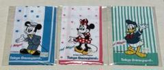 【ディズニーランド　ハンカチ　レトロ　3枚セット】未使用品