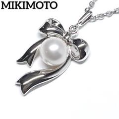 極美品✨MIKIMOTO ミキモト アコヤパール ネックレス リボン