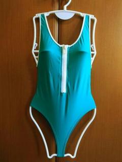 wicked weasel ホワイトレースワンピース水着 wicked weasel バックプリントダークティールxホワイト
