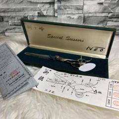 【左用】新品未使用 6.3インチ シザー ハーフ剣型スーパーゴールド【レフティ】 DOWA GTX-S 7inch 立体ハンドル 剣刃 ロングシザー｜美容ハサミ